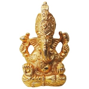 Brass Showpiece Ganesh Ji Statue - 1.5*1.5*3 Inch (BS815 A)
