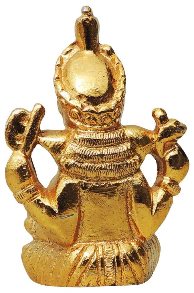 Brass Showpiece Ganesh Ji Statue - 1.5*1.5*3 Inch (BS815 A) - Image 3