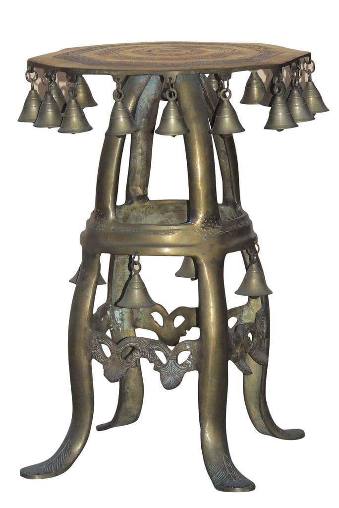 Brass Stool For God Idol - Chowki Stool