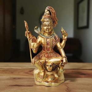 Brass Showpiece Shiv Ji Statue - decorative home accent