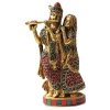 Brass Showpiece Radha Krishna God Idol Statue - 4.2*2*8.2 Inch ( BS836 A)