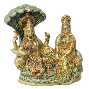 Brass Showpiece Vishnu Statue - decorative home accent