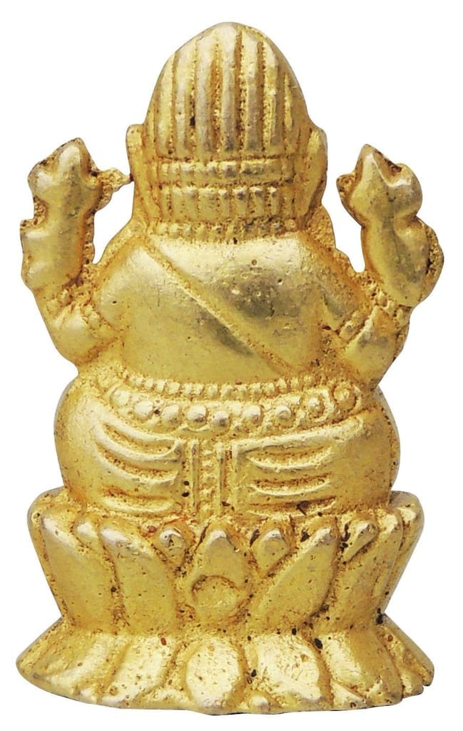 Brass Showpiece Ganesh Ji Statue - brass material