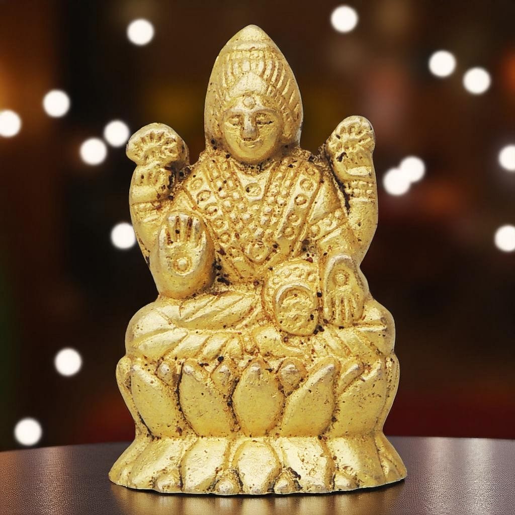 Brass Showpiece Laxmi Ji Statue - decorative home accent