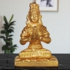 Brass Showpiece Parvati Ji Idol Statue - brass decor