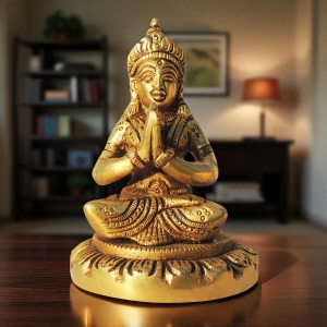 Brass Showpiece Parvati Ji God Idol Statue decorative item