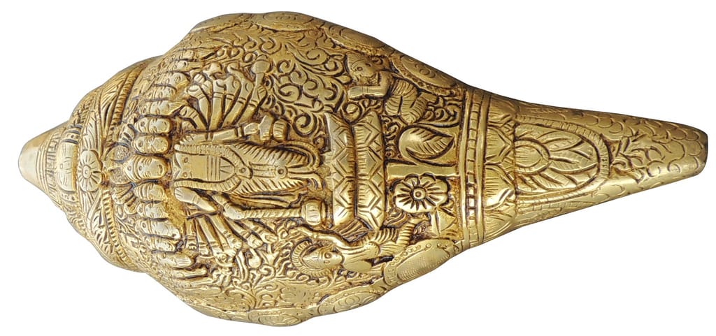 Brass Showpiece Conch God Idol Statue decorative item