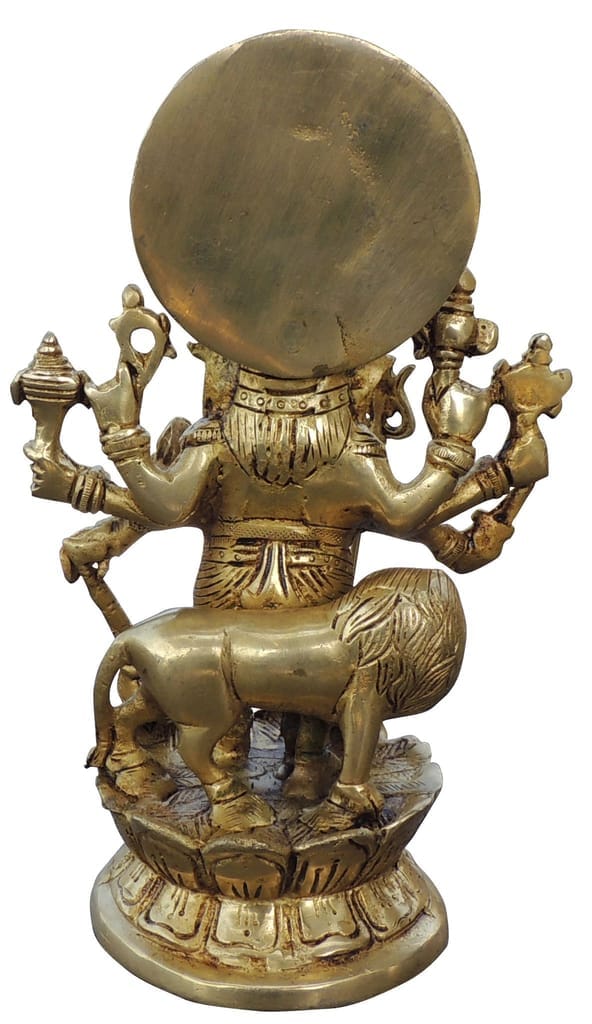 Brass Showpiece Drishti Ganesh Stone Statue decorative item