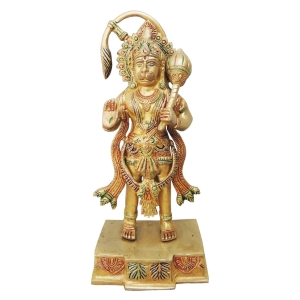Brass Showpiece Hanuman statue in brass material