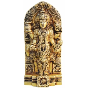 Brass Showpiece Dhanmantri Ji God Idol Statue 9 Inch