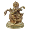 Brass Showpiece Saraswati Ji on Swan God Idol
