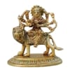 Brass Showpiece Durga Ji God Idol Statue, brass material