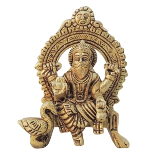 Brass Showpiece Vishwakarma Ji God Idol Statue Brass