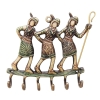 Brass Showpiece Lady Keyring in brass material