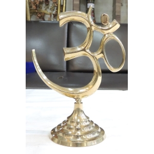 Brass Home Decor Standing Om brass showpiece