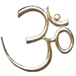 Brass Wall Hanging Showpiece Om - decorative wall art