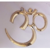 Brass Showpiece Wall Hanging Om - decorative brass art