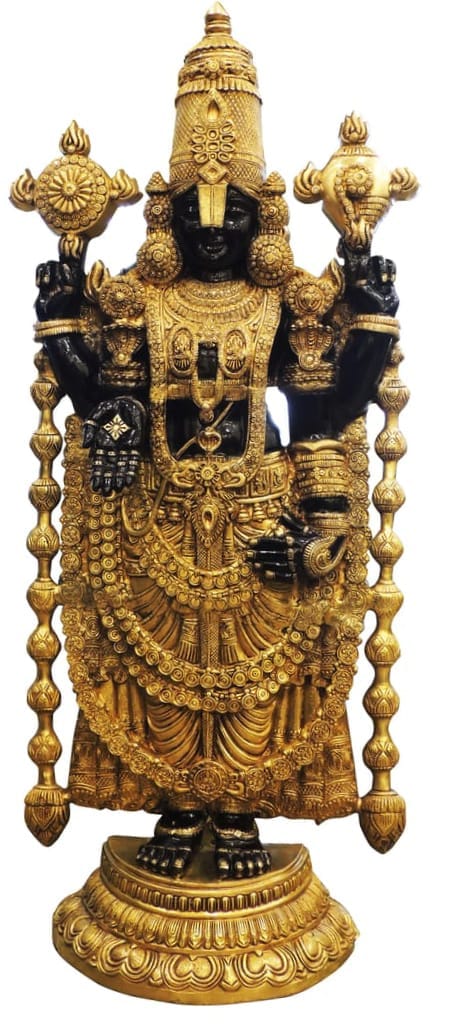 Brass Showpiece Tirupati Bala Ji God Idol Statue 48 Inch